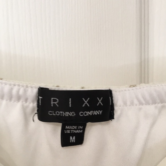 Flowing gold and cream romper NYE New Year’s Eve outfit - Picture 6 of 7